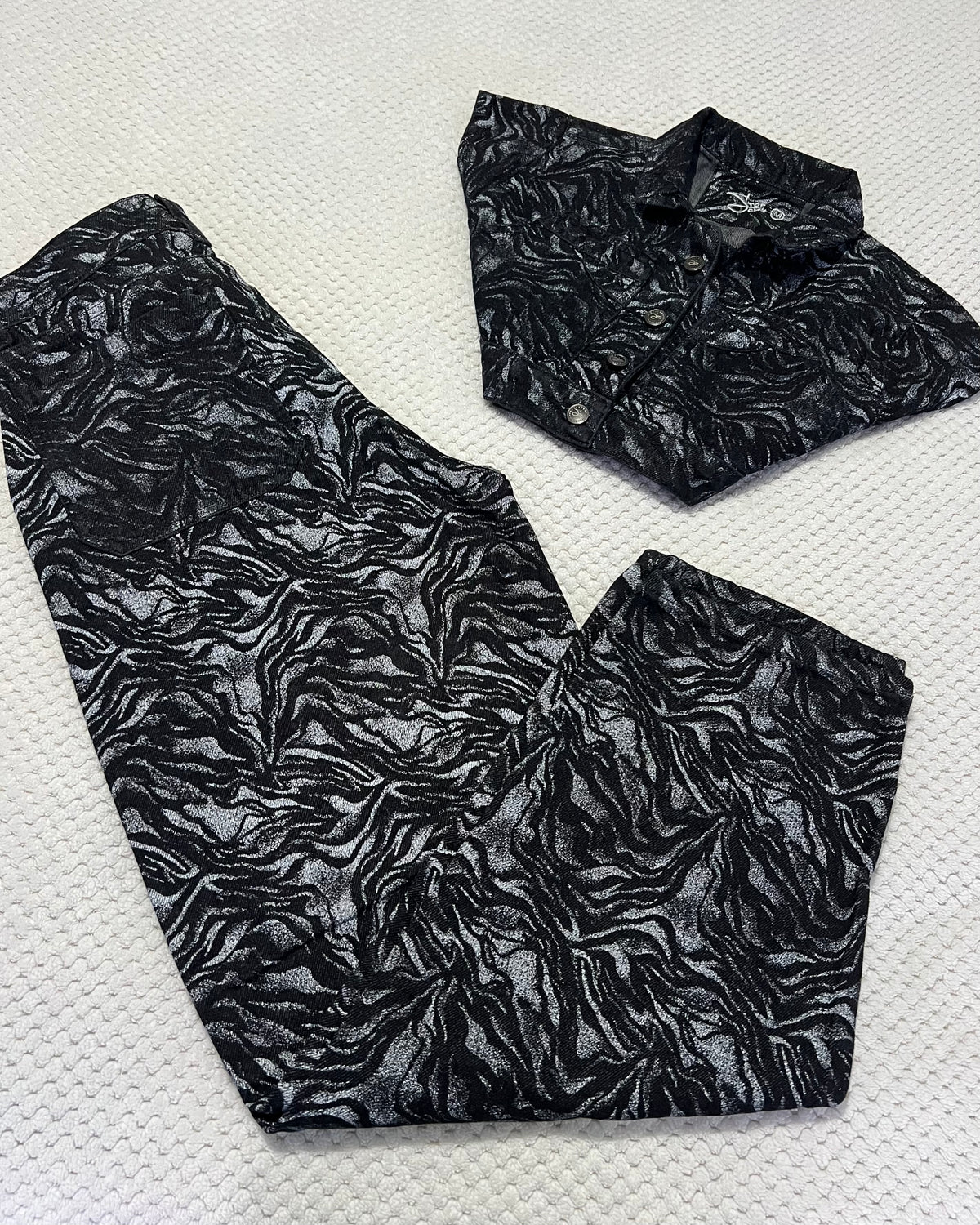 Conjunto Black Abstract