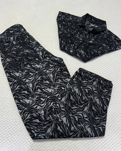 Conjunto Black Abstract