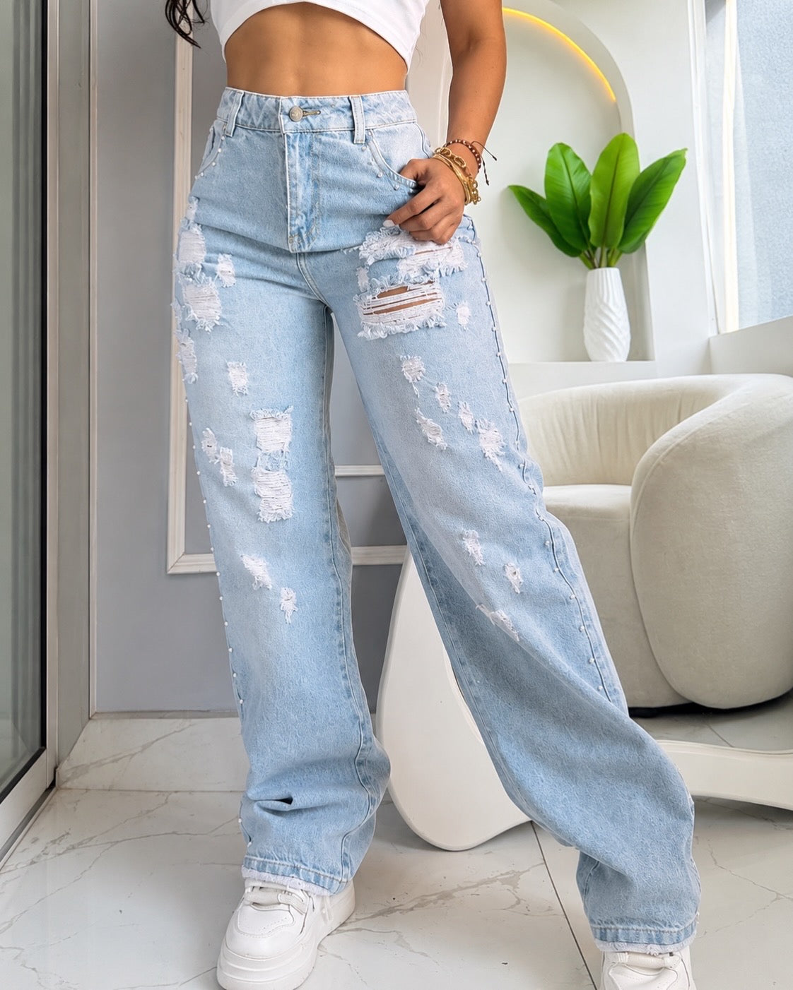 Jeans con rotos