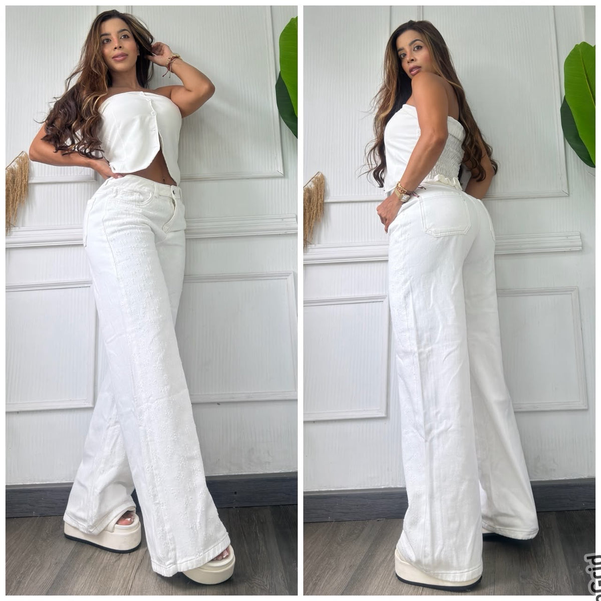 Pantalón Ivory Wide Leg
