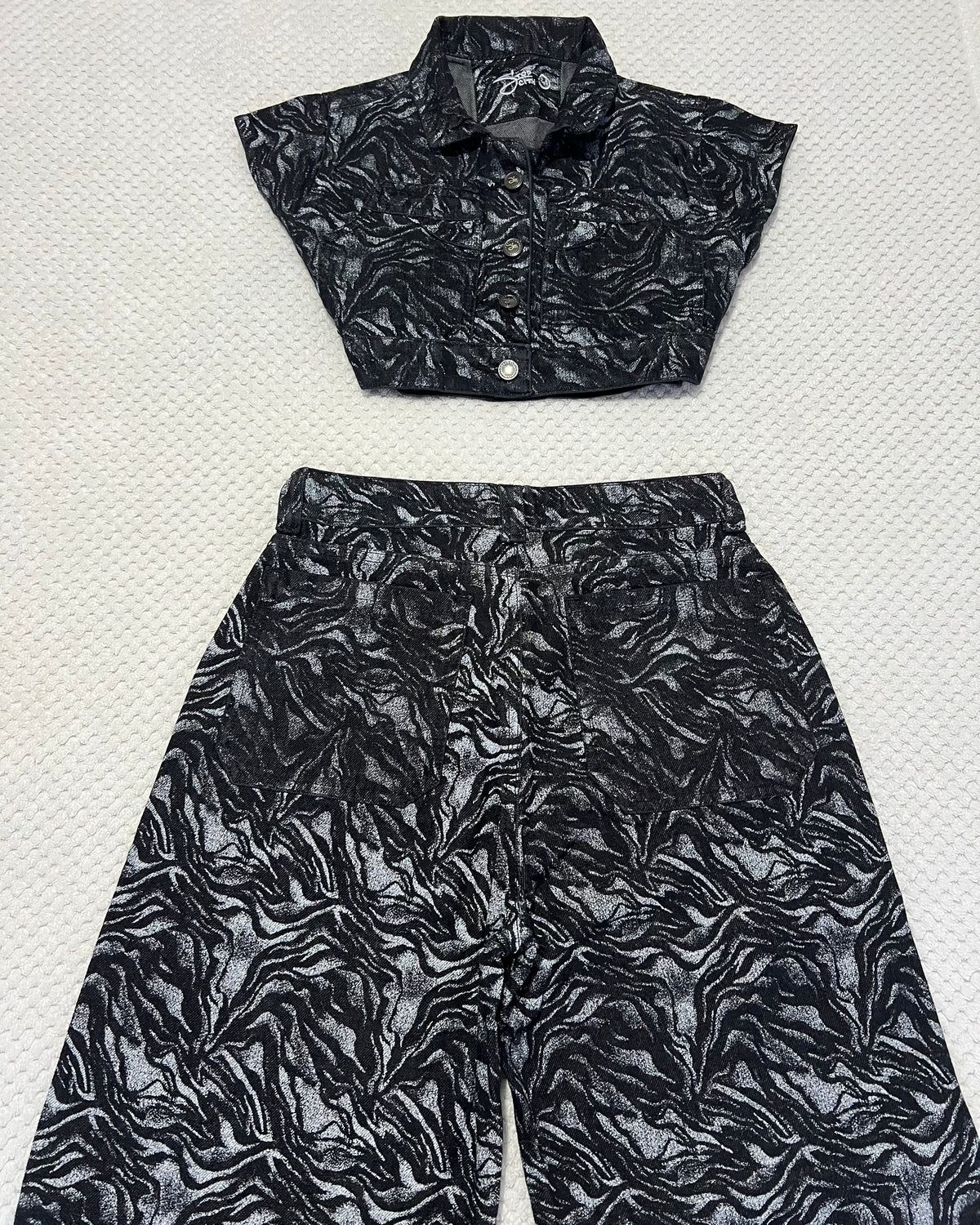Conjunto Black Abstract