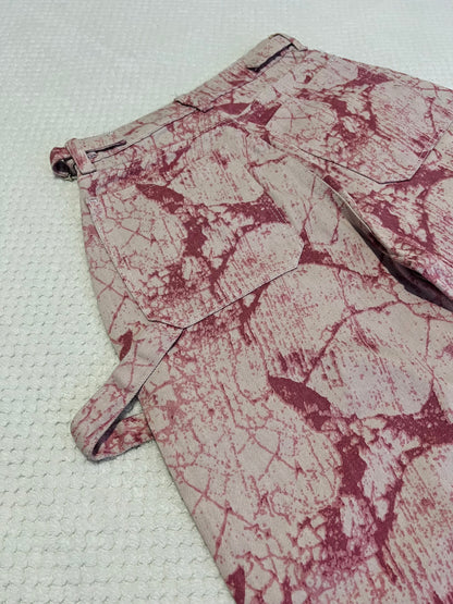 Jeans rosa Rígido