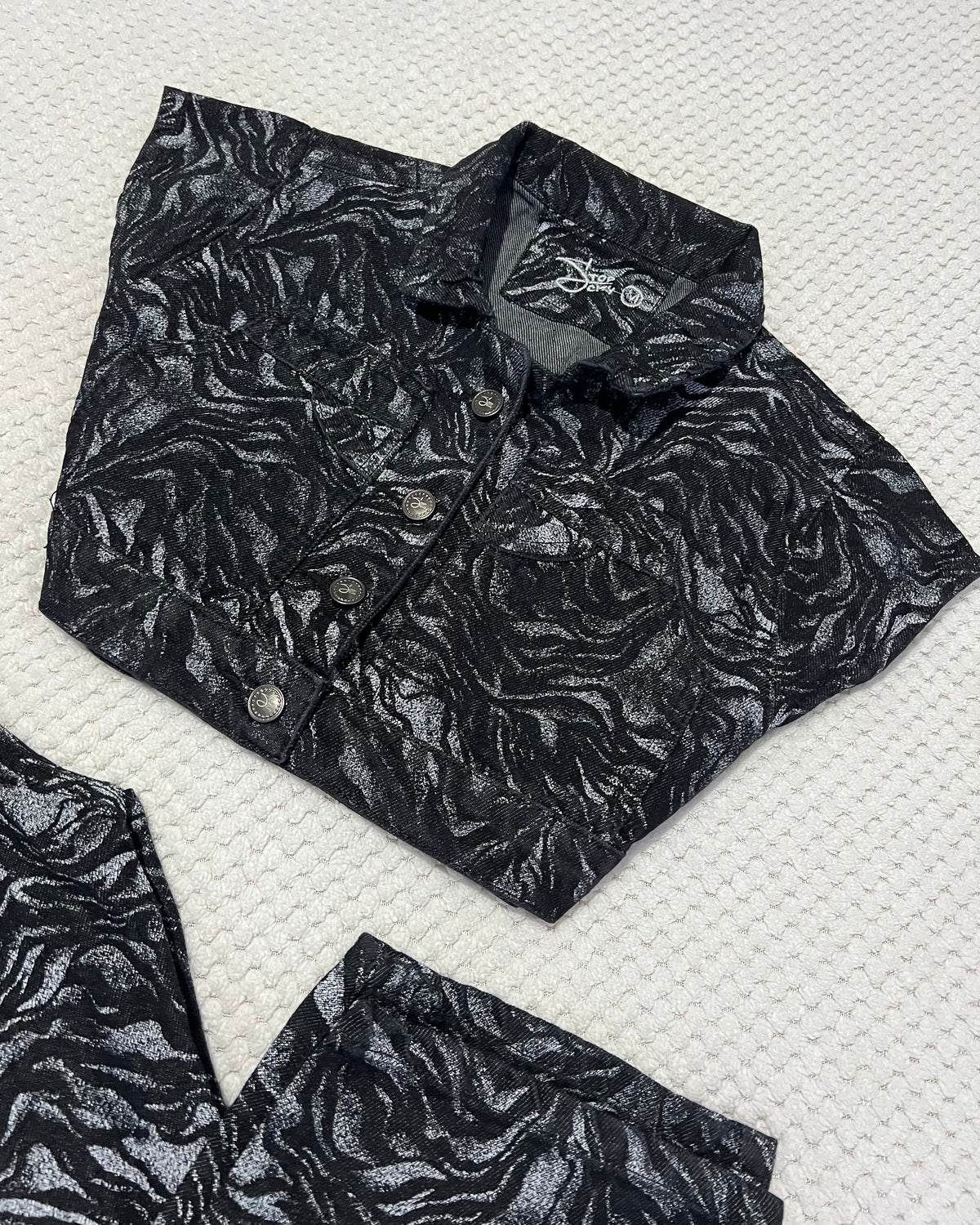 Conjunto Black Abstract