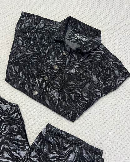 Conjunto Black Abstract
