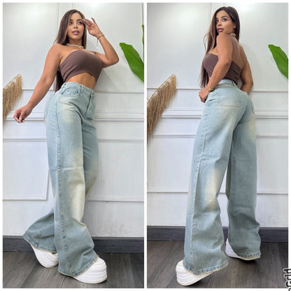 Jeans Light Blue Wide Leg