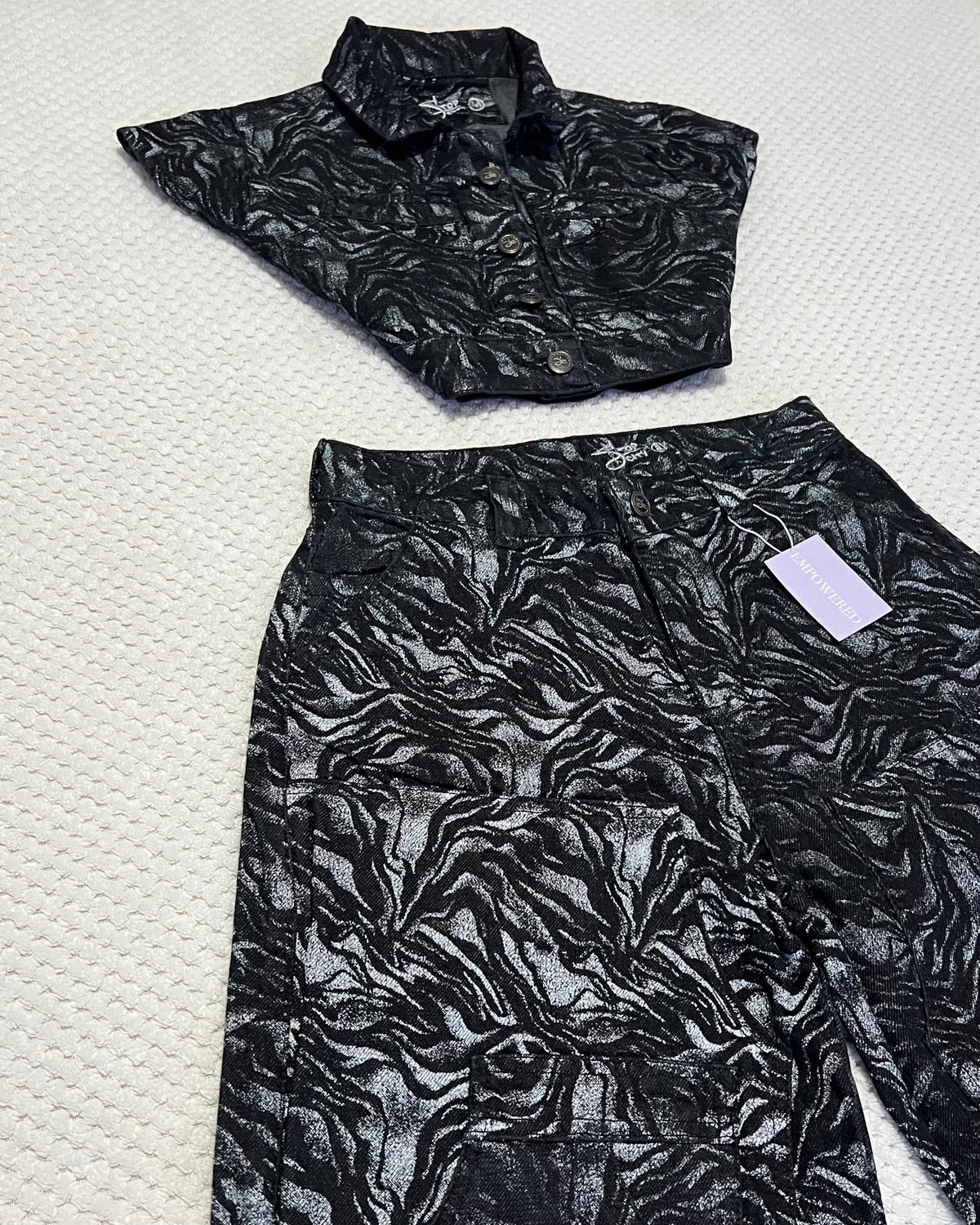Conjunto Black Abstract