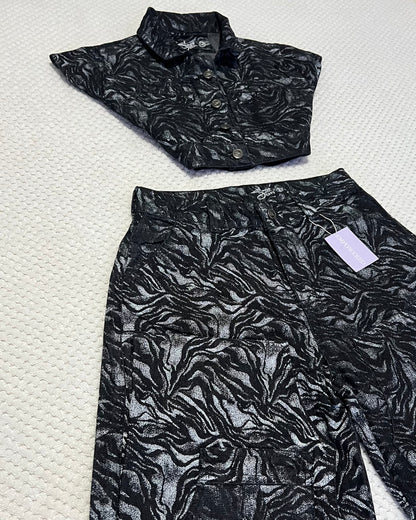 Conjunto Black Abstract