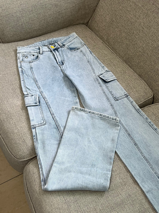 JEANS CARGO STRETCH
